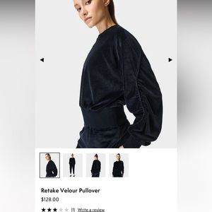 Sweaty Betty Retake Velour Pant AND Retake Velour Pullover
